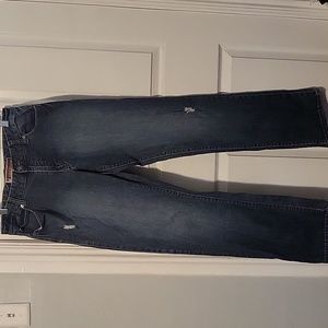 Gap Curvy Straight 12Long Deconstructed Jeans